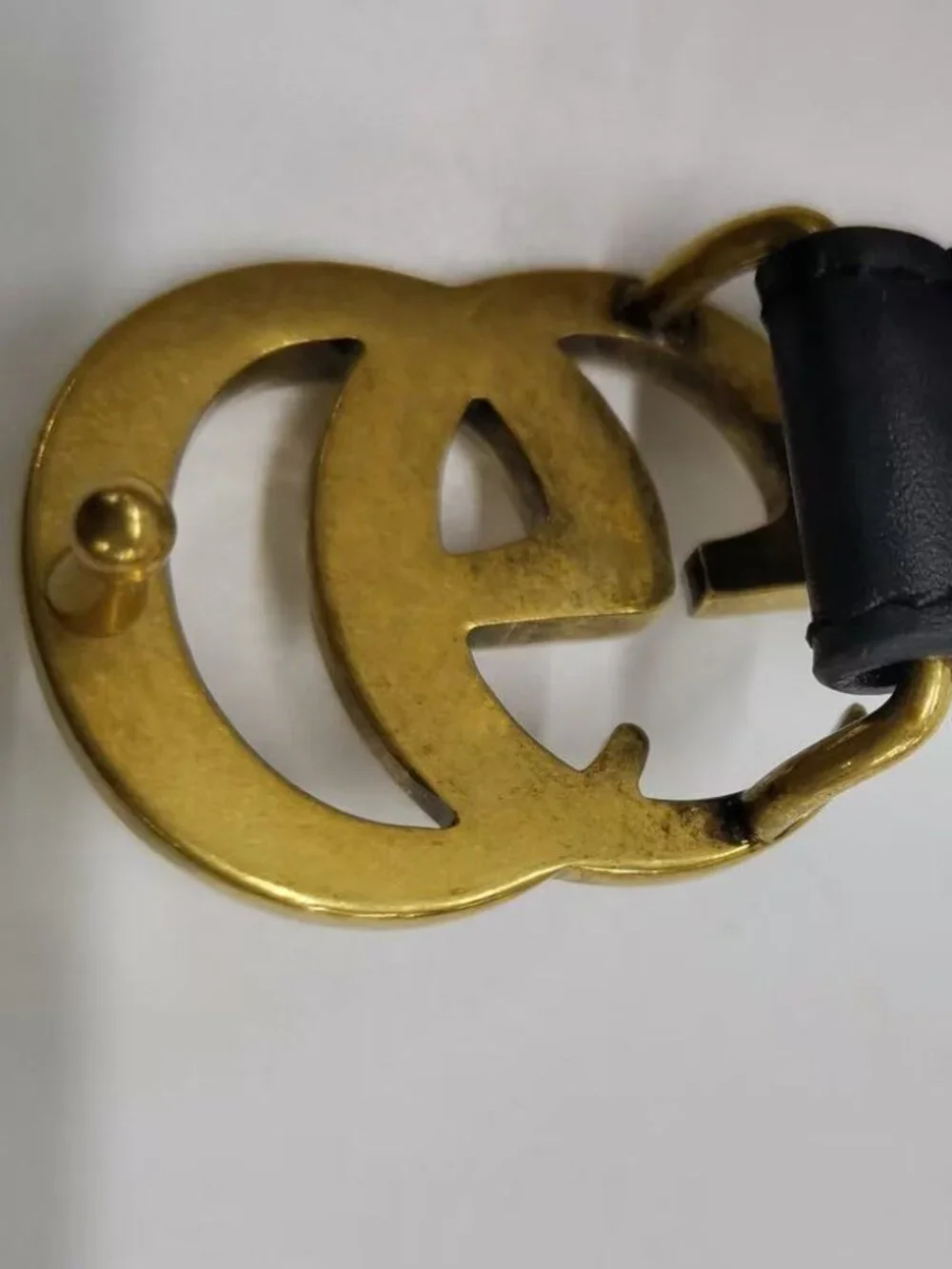 Gucci GG Logo Thin Belt Black 20mm Everyday Luxury - Picture 5 of 7